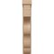 Ekena Millwork 4"W x 8"D x 24"H Thin Highland Rough Cedar Woodgrain TimberThane Corbel, Primed Tan CORUR04X08X24HLDRCPR - alternate 3